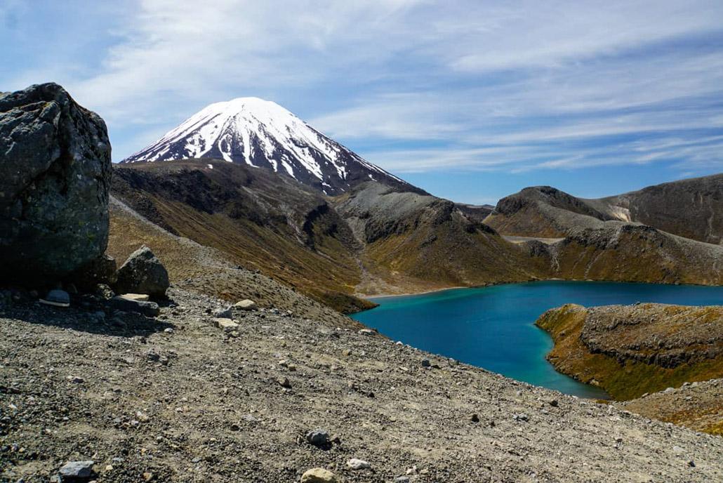 Lago Upper Tama en el Parque Nacional Tongariro